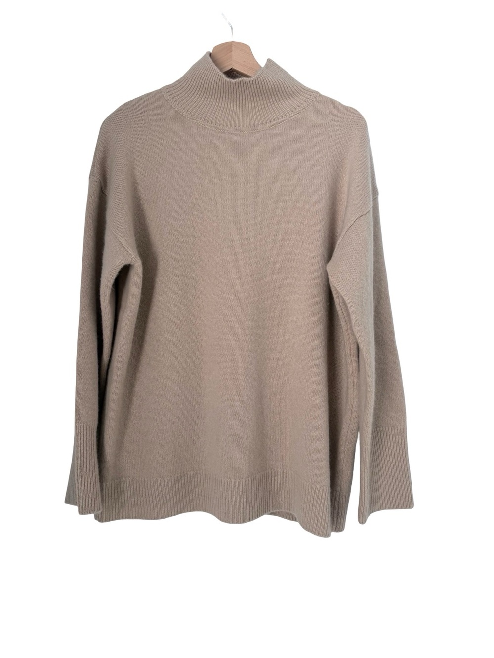 The Cashmere Project 100% Cashmere Mockneck Sweater Sz L
